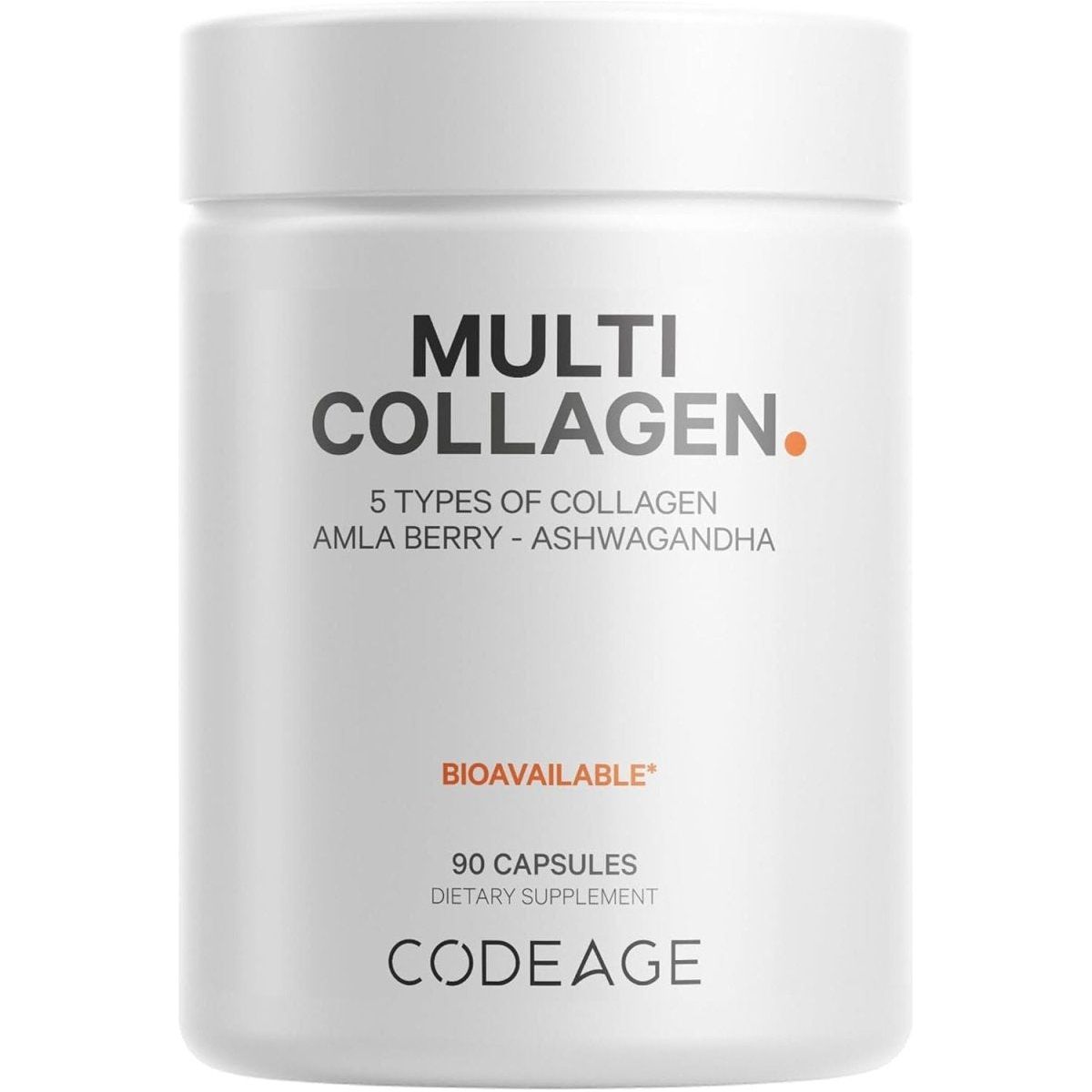 Codeage Multi Collagen Peptides Protein Capsules - 90 Capsules - Glam Global UKCodeage