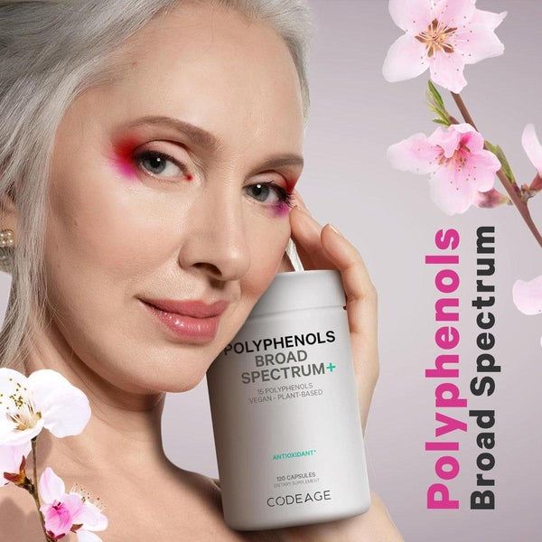 Codeage Polyphenols Broad Spectrum+ Supplement - 120 Capsules - Glam Global UKCodeage