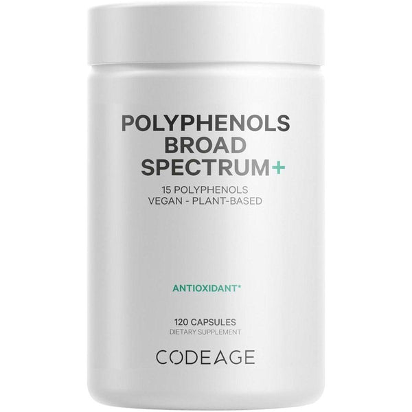 Codeage Polyphenols Broad Spectrum+ Supplement - 120 Capsules - Glam Global UKCodeage
