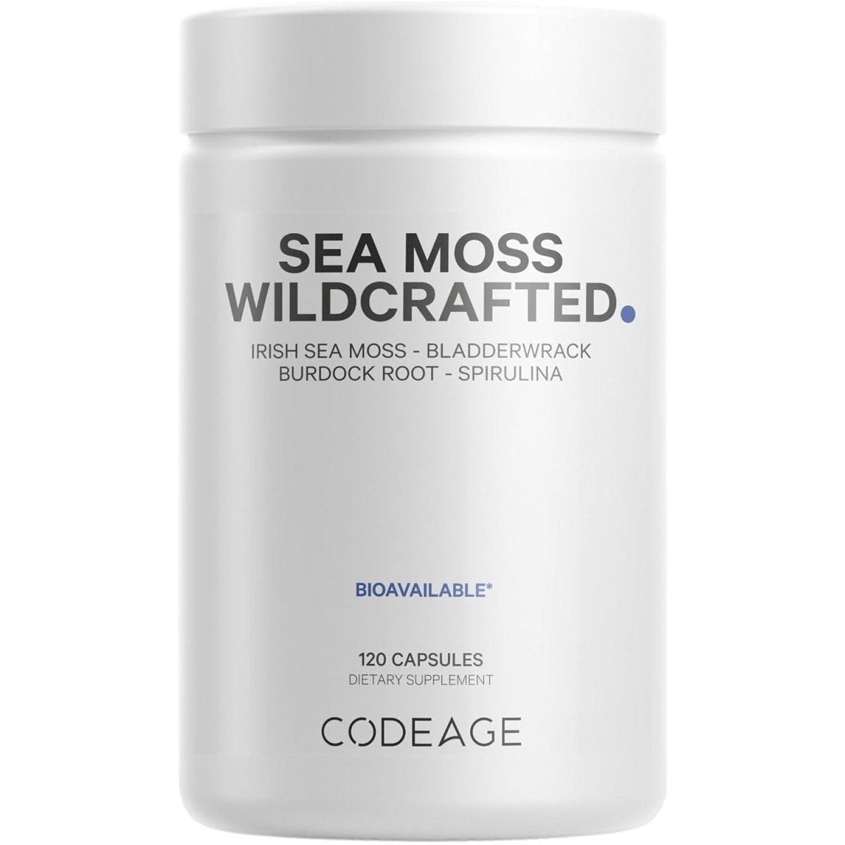 Codeage Sea Moss Wildcrafted Supplement - 120 Capsules - Glam Global UK