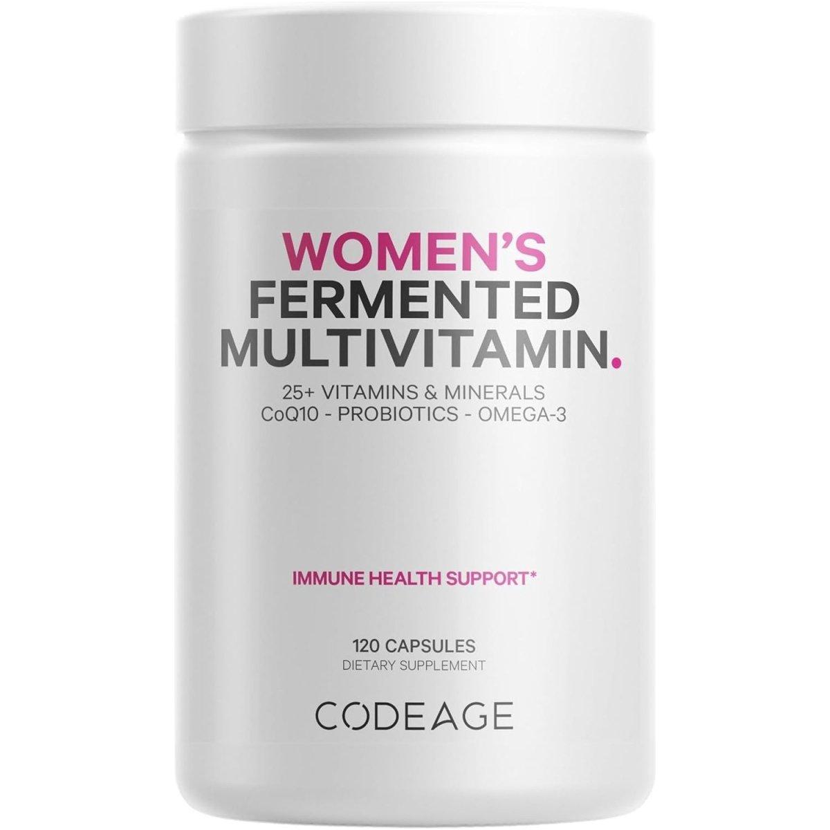 Codeage Women’s Fermented Multivitamin Supplement - 120 Capsules - Glam Global UK