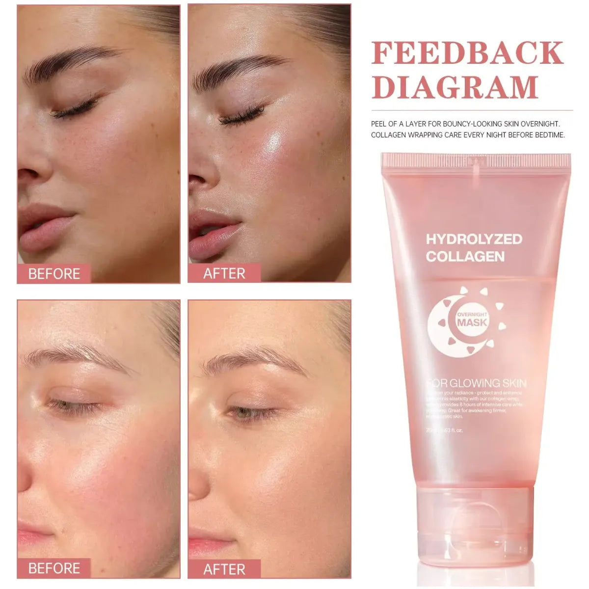 Collagen Night Wrapping Mask - Glam Global UK