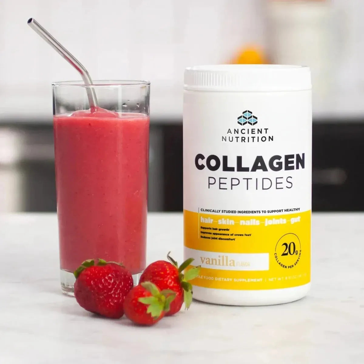 Collagen Peptides Protein - Vanilla - Glam Global UK