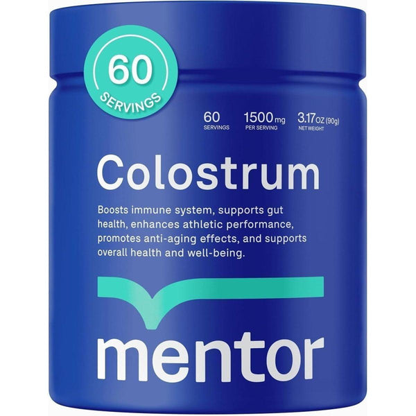 Mentor Organic Colostrum Powder Supplement for Humans - 60 Servings - Glam Global UKMentor