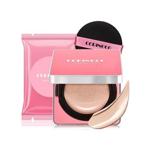 CORINGCO CHERRYBLOSSOM WATER BB CUSHION 15g + 15g(Refill) SPF50/PA+++ (2 Colors) - Glam Global UK