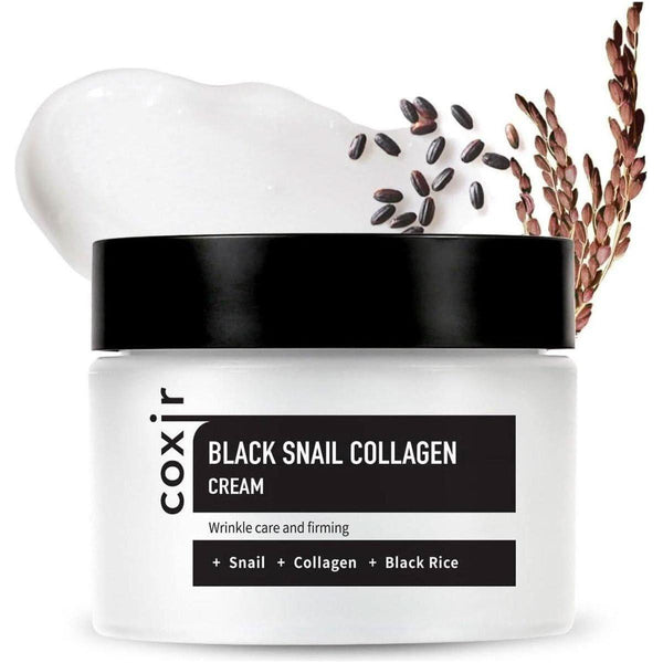 Coxir Black Snail Collagen Cream 50 ml - Glam Global UKCoxir