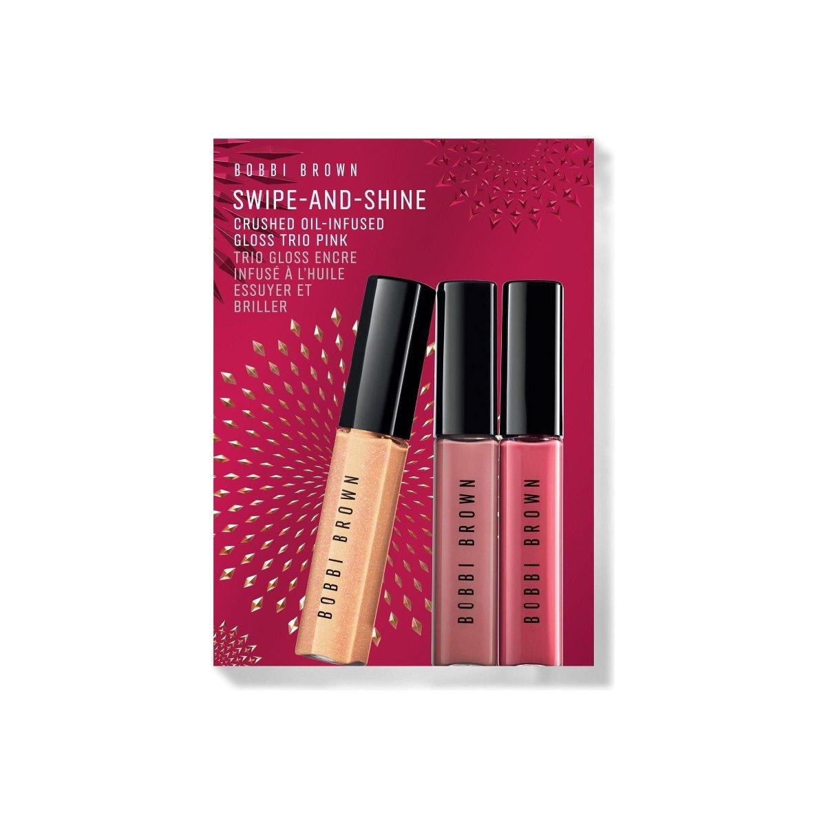 Crushed Oil - Infused Hydrating Lip Gloss Trio Set Pink (Limited Edition) - Glam Global UK