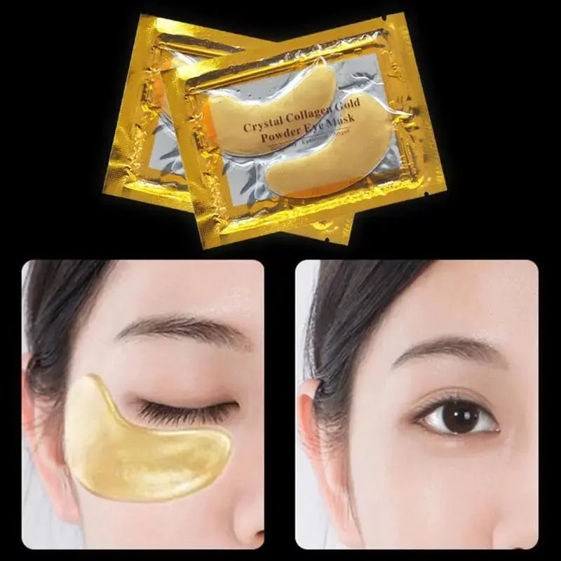 Crystal Collagen Gold Powder Eye Masks - Glam Global UK