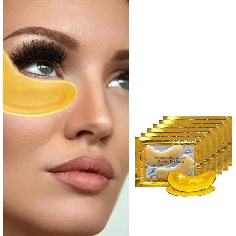 Crystal Collagen Gold Powder Eye Masks - Glam Global UK