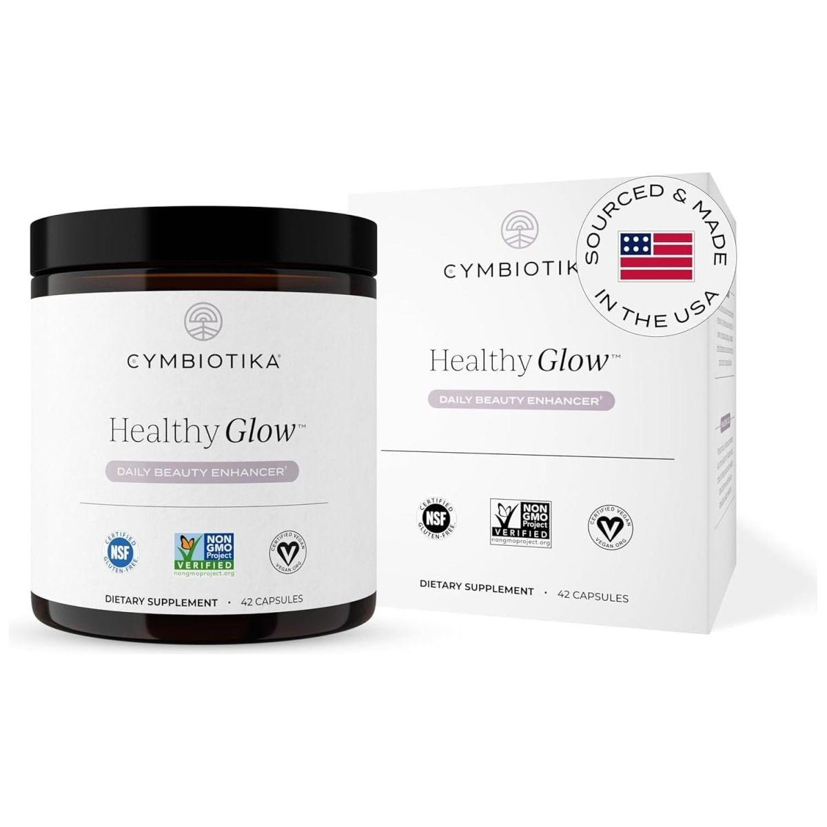 Cymbiotika Healthy Glow - 42 Capsules - Glam Global UK