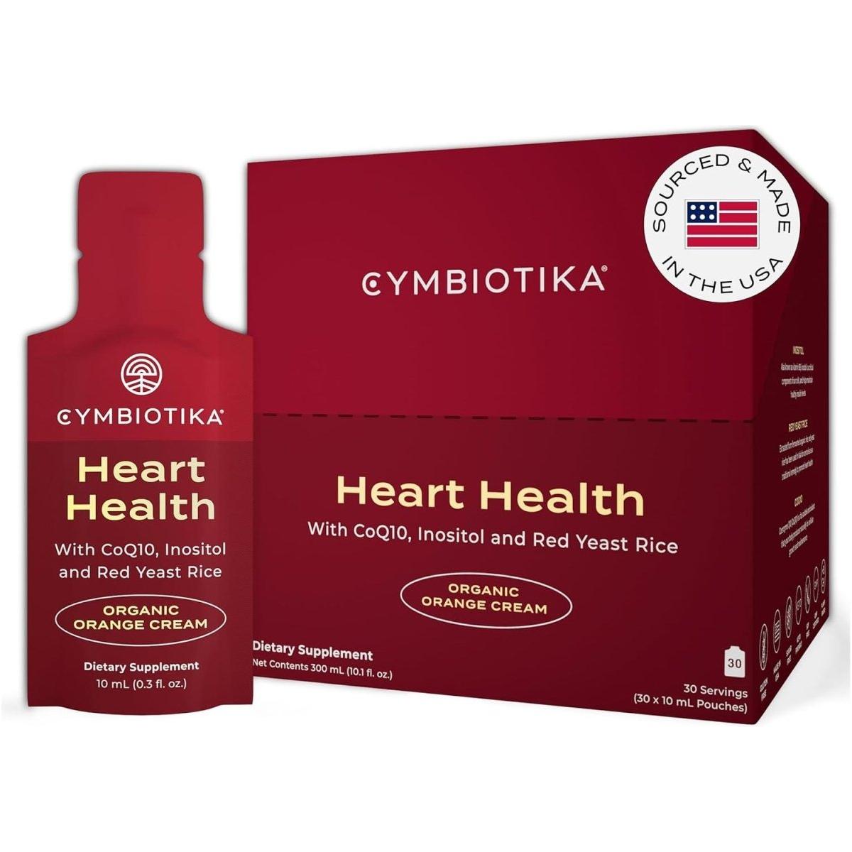 Cymbiotika Heart Health - Organic Orange Cream Flavor, 30 Pack - Glam Global UK