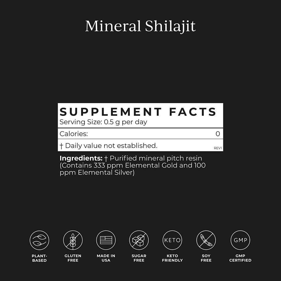 Cymbiotika Mineral Shilajit Resin - 15ml - Glam Global UK