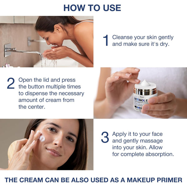 KINPUR ORGANIC COSMETICS Retinol Pro Collagen & Hyaluronic Acid Face Moisturizer – 50ml | Anti-Ageing, Hydrating & Skin-Perfecting Daily Cream