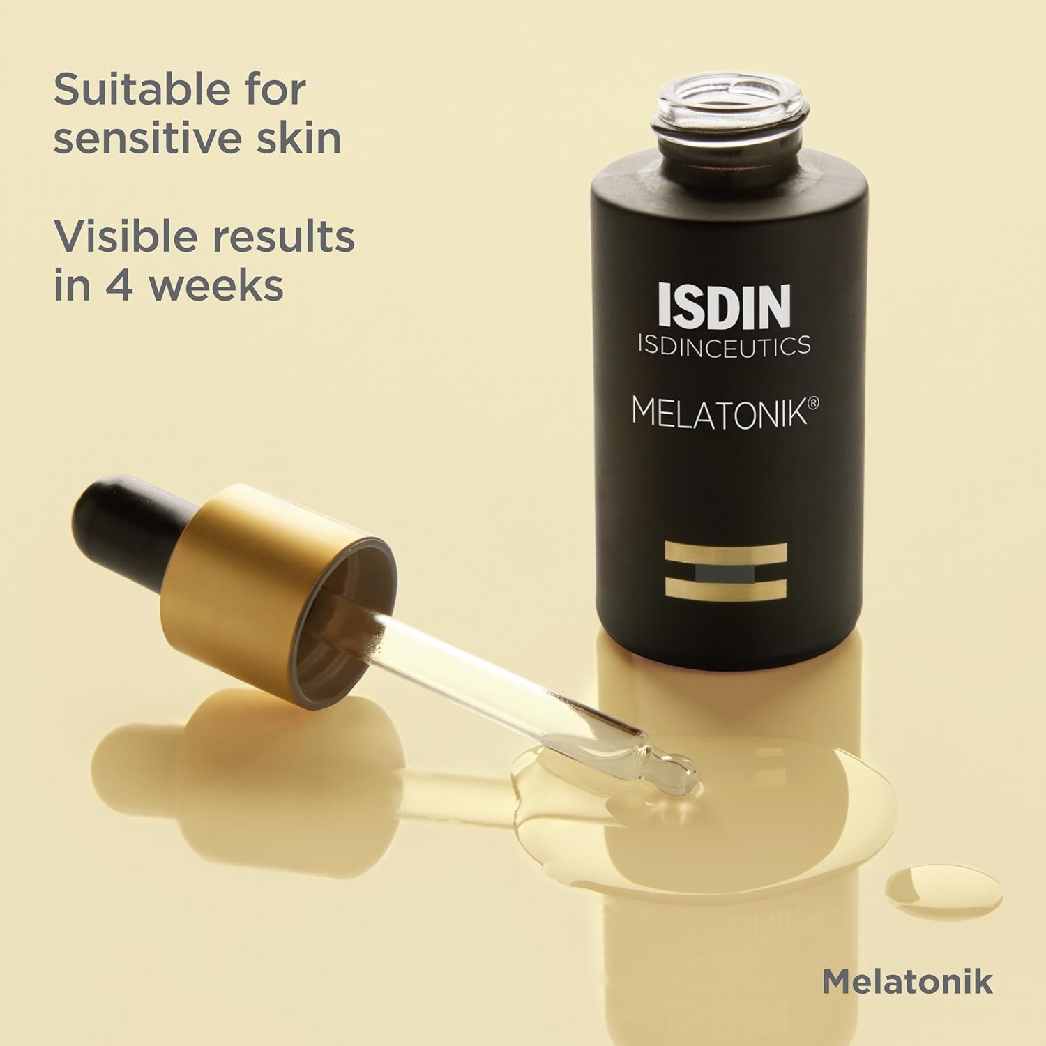 ISDIN Melatonik 3-in-1 Night Serum – 30ml | Repairs, Restores & Brightens While You Sleep