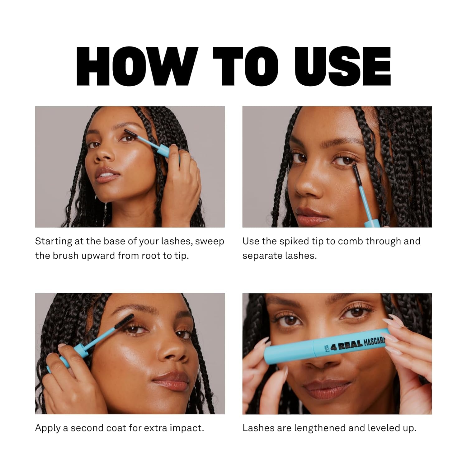 Babe Original 4 Real Mascara - Black, 8.5g