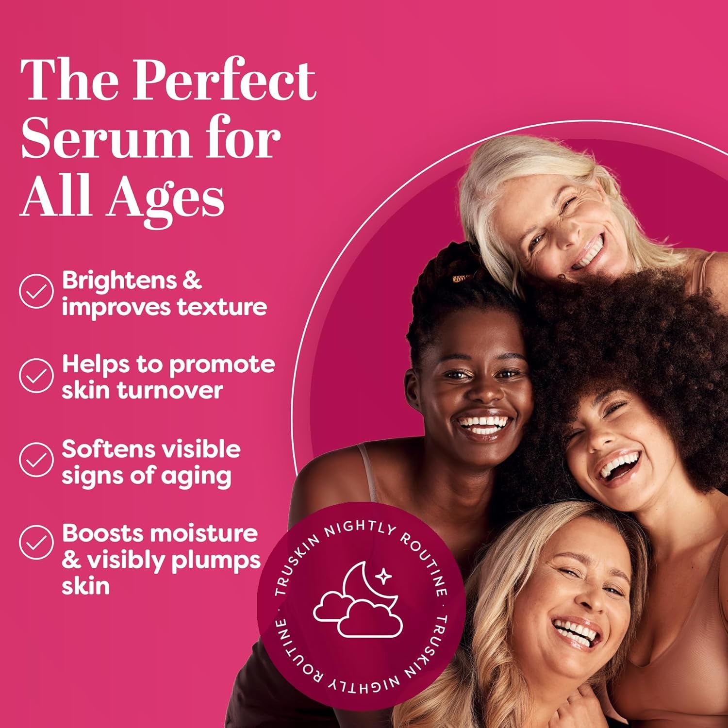 TruSkin C+ Vitamin C Super Serum+ – 60ml | Advanced Anti-Aging & Brightening Face Serum