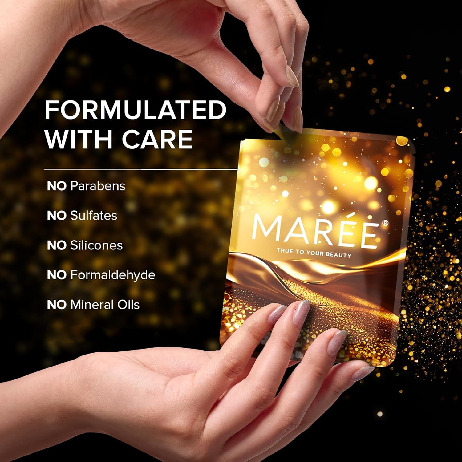 MAREE 24K Gold Glow Under Eye Gels – 20 Pairs | Brighten, Depuff & Hydrate Tired Eyes