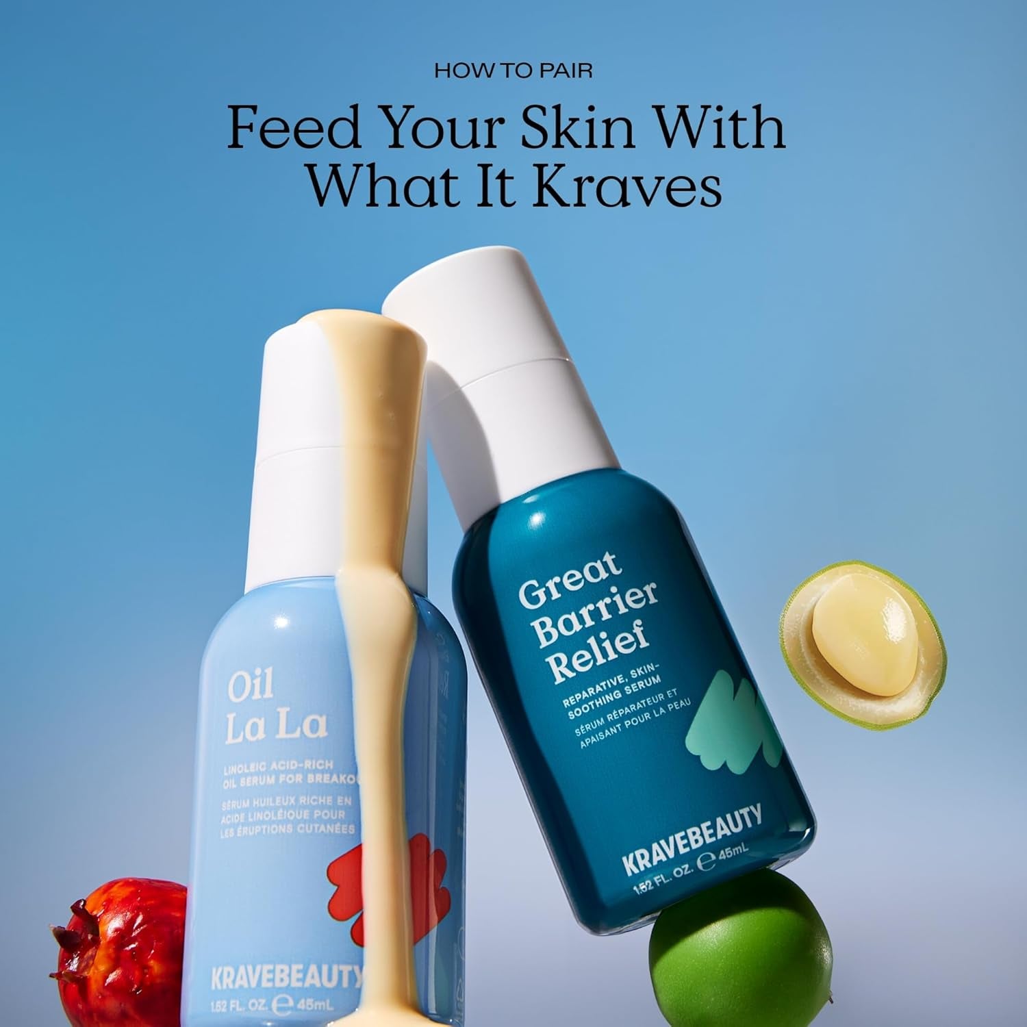 KraveBeauty Great Barrier Relief Reparative Skin-Soothing Serum – 45ml | Calms Redness & Restores Damaged Skin Barrier