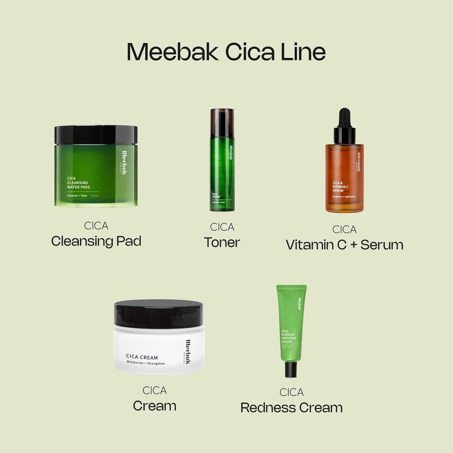 Meebak Cica Gel Moisturizer – 50ml | Lightweight Hydration & Skin Barrier Care