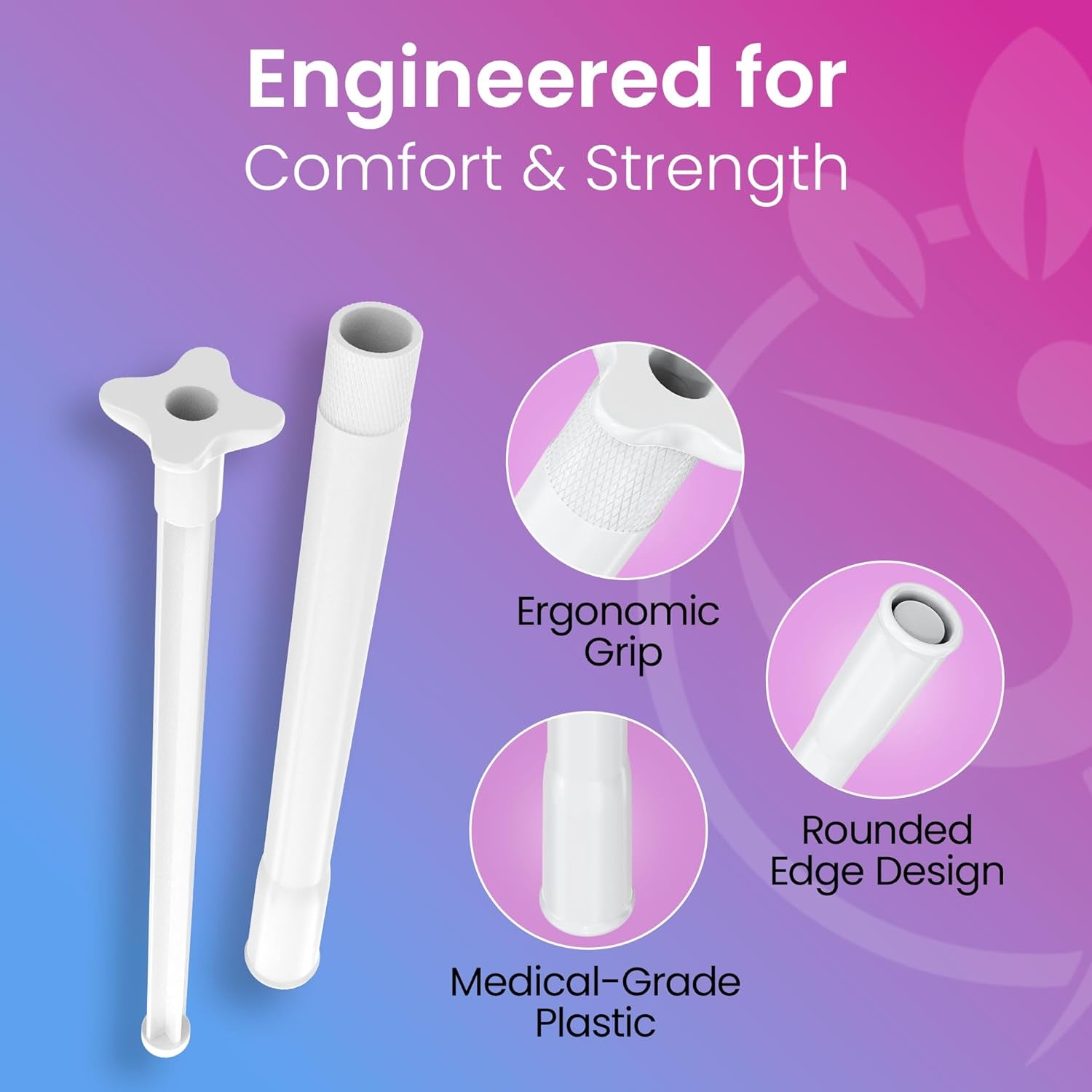 Pelvana Boric Acid Kit | 30 Vaginal Suppositories + 7 Applicators + 50 pH Test Strips | Natural Vaginal Balance & Odor Support