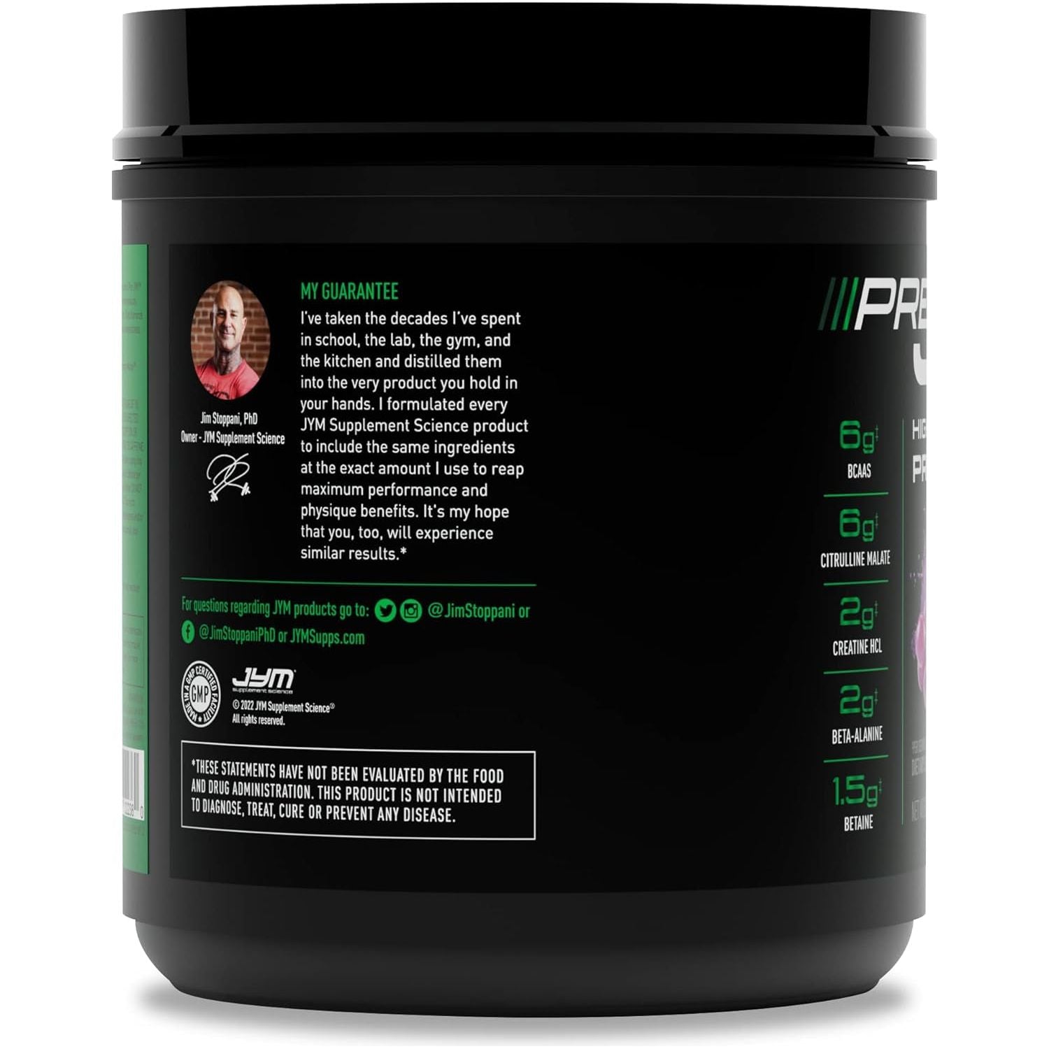 JYM Supplement Science PreJYM High-Performance Pre-Workout – 750g | Grape Candy | Strength, Endurance & Focus Formula