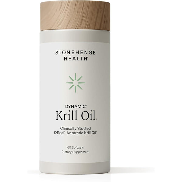 Dynamic Krill Oil 1600Mg – Triple Strength Antarctic Omega-3 Supplement with EPA, DHA, Phospholipids & 2Mg Astaxanthin – Supports Heart, Brain, Skin, Joint & Eye Health – 60 Softgels