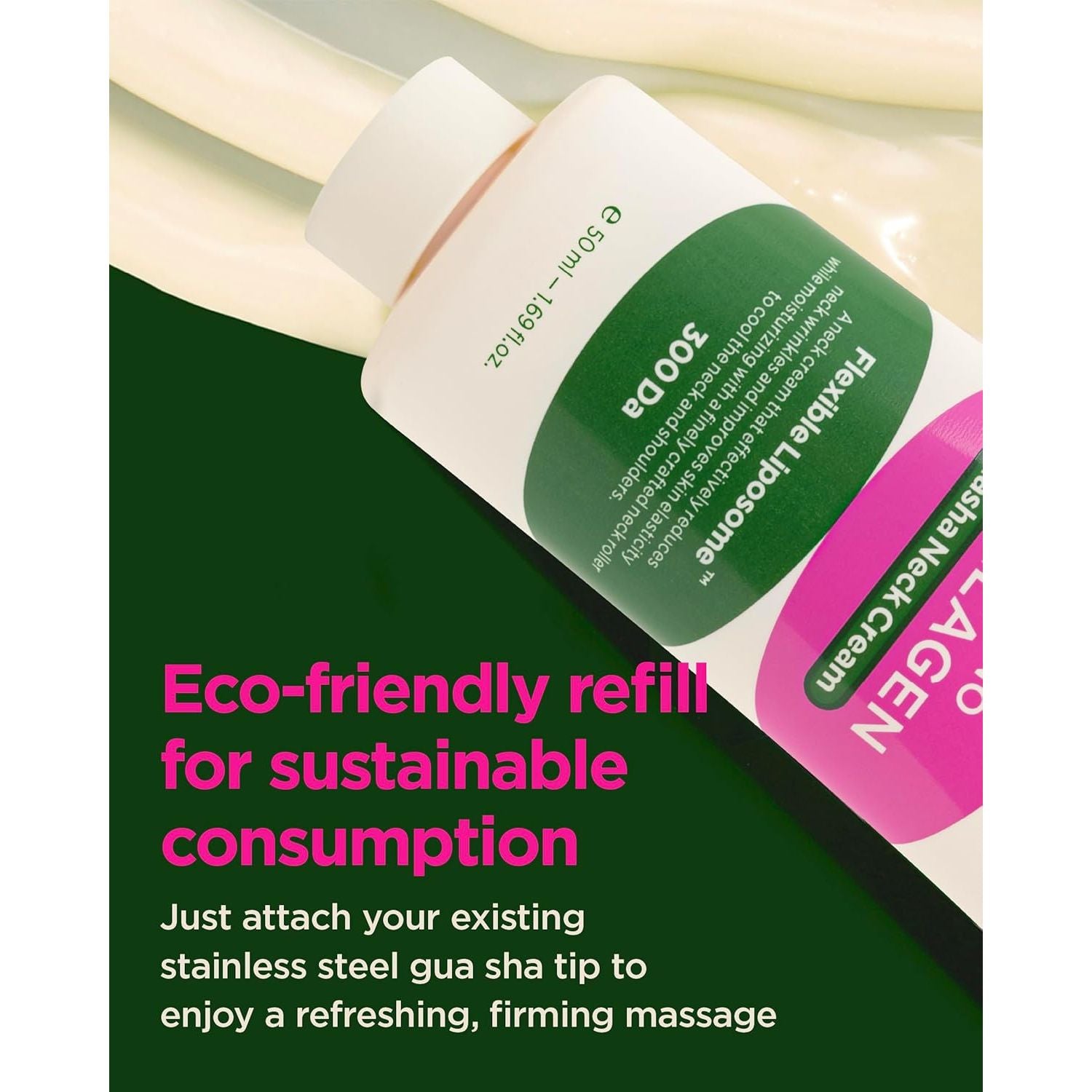 CKD Guaranteed Retino Collagen Gua Sha Neck Cream (Refill) – 50ml | Lifting & Firming Neck Care with Retinol & Collagen