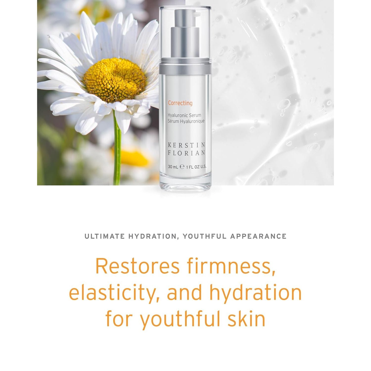 Kerstin Florian Correcting Hyaluronic Serum – 30ml | Deep Hydration & Skin Barrier Repair