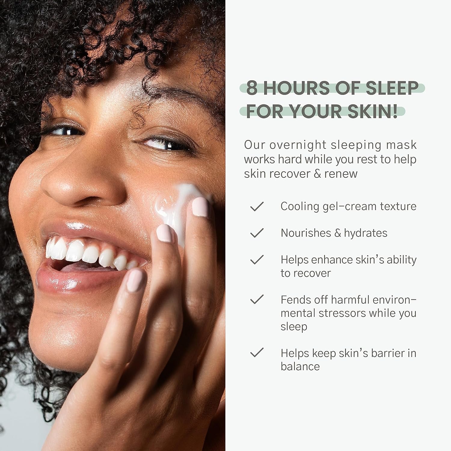 Karuna Sleeping Mask – 50ml | Overnight Moisture Mask with Niacinamide & Shea Butter for Hydrated, Balanced Skin