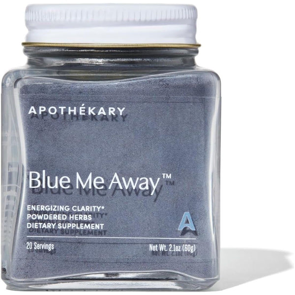 Apothékary Blue Me Away – 60g (20 Servings) | Caffeine-Free Herbal Energy & Mental Clarity Blend