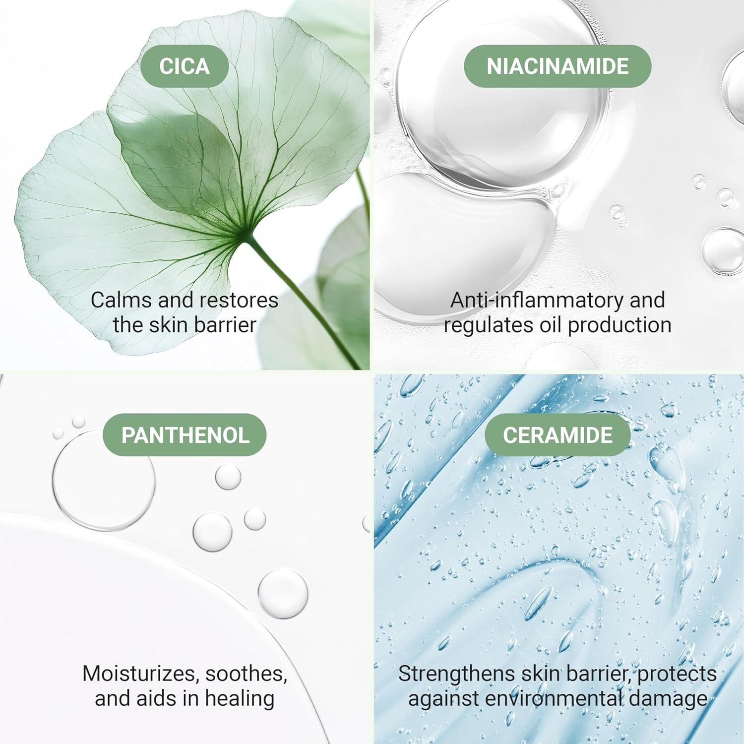 Meebak Cica Redness Solution Cream – 50ml | Green-to-Beige CC Cream for Redness & Sensitive Skin
