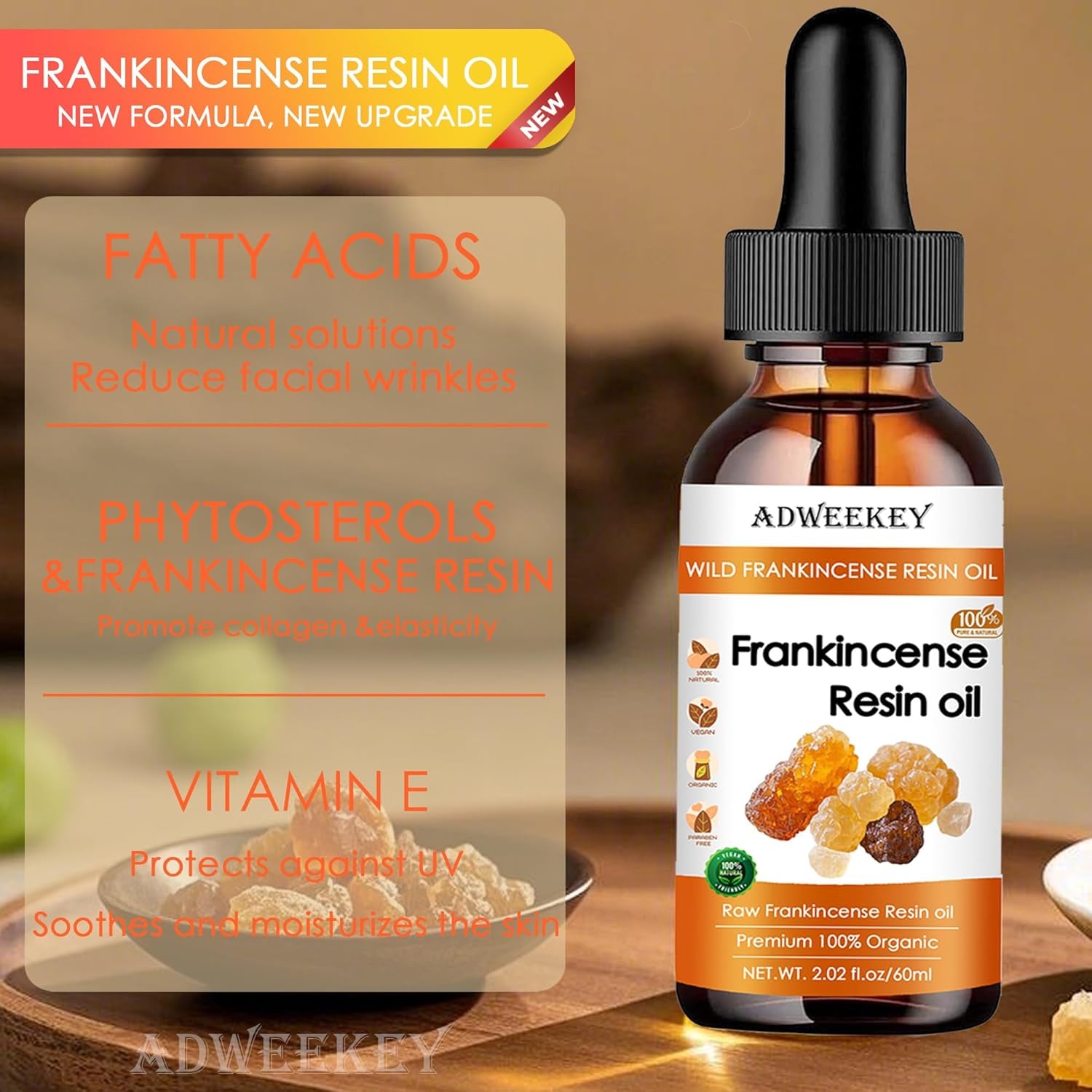 Adweekey Wild Paracress Facial Oil – 60ml | Organic Anti-Aging & Brightening Botanical Elixir