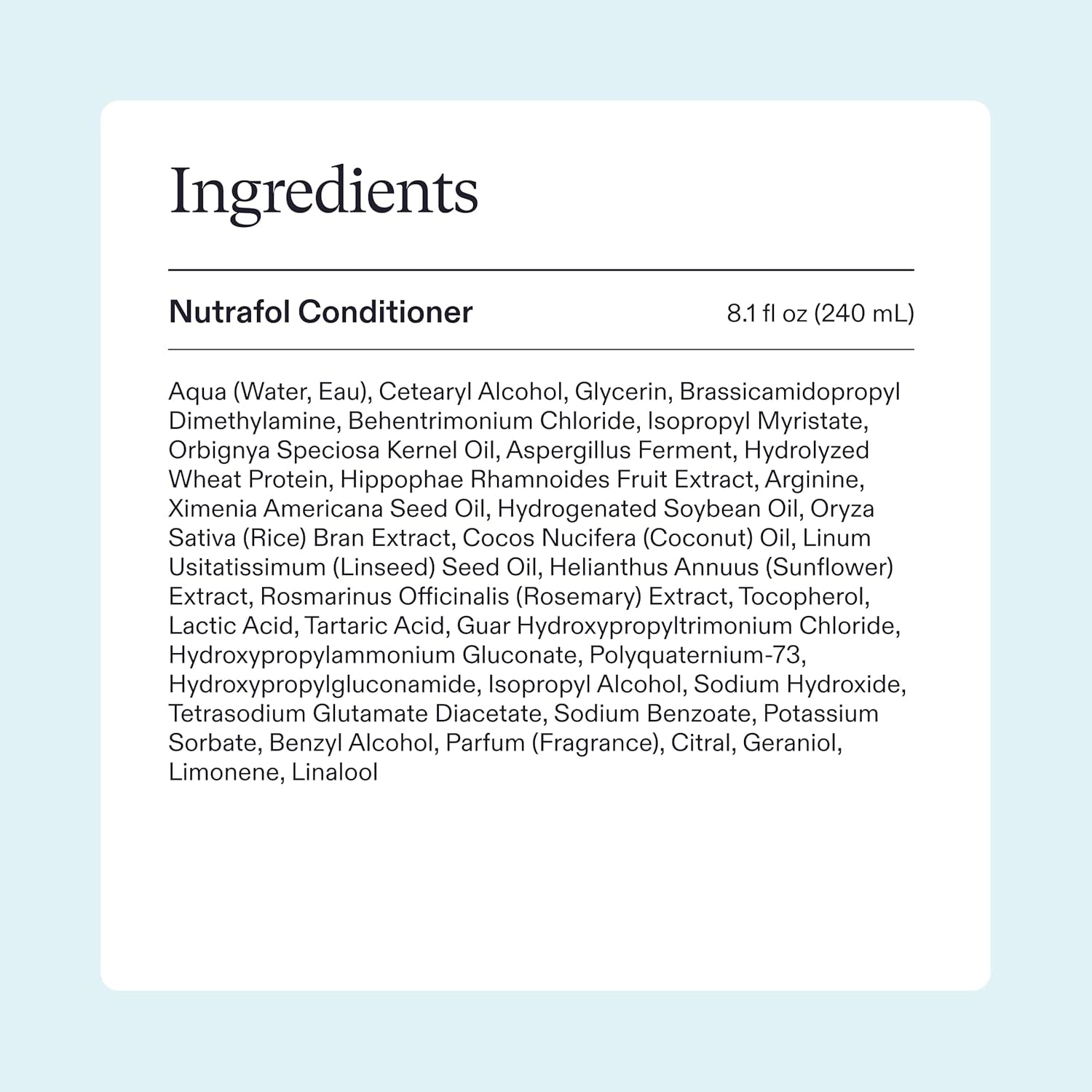 Conditioner, Physician-Formulated for Thinning Hair, Moisturizing, Strengthening and Color Safe, Lightweight Protection