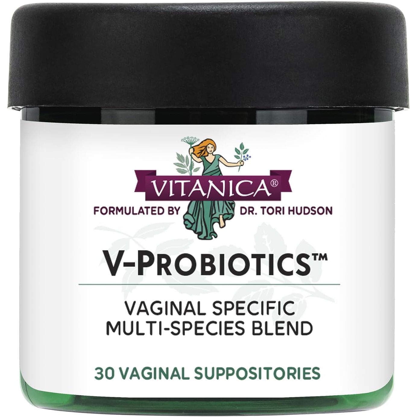 Vitanica V-Probiotics - 30 Vaginal Suppositories | Women's Vaginal Health Support