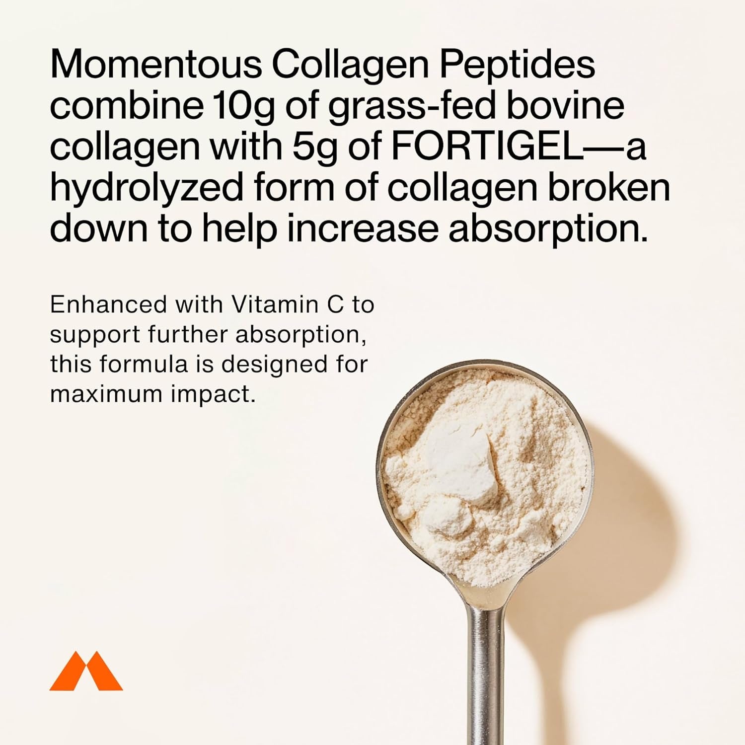 Momentous Collagen Peptides Powder - Joint & Bone Health Support - 507g