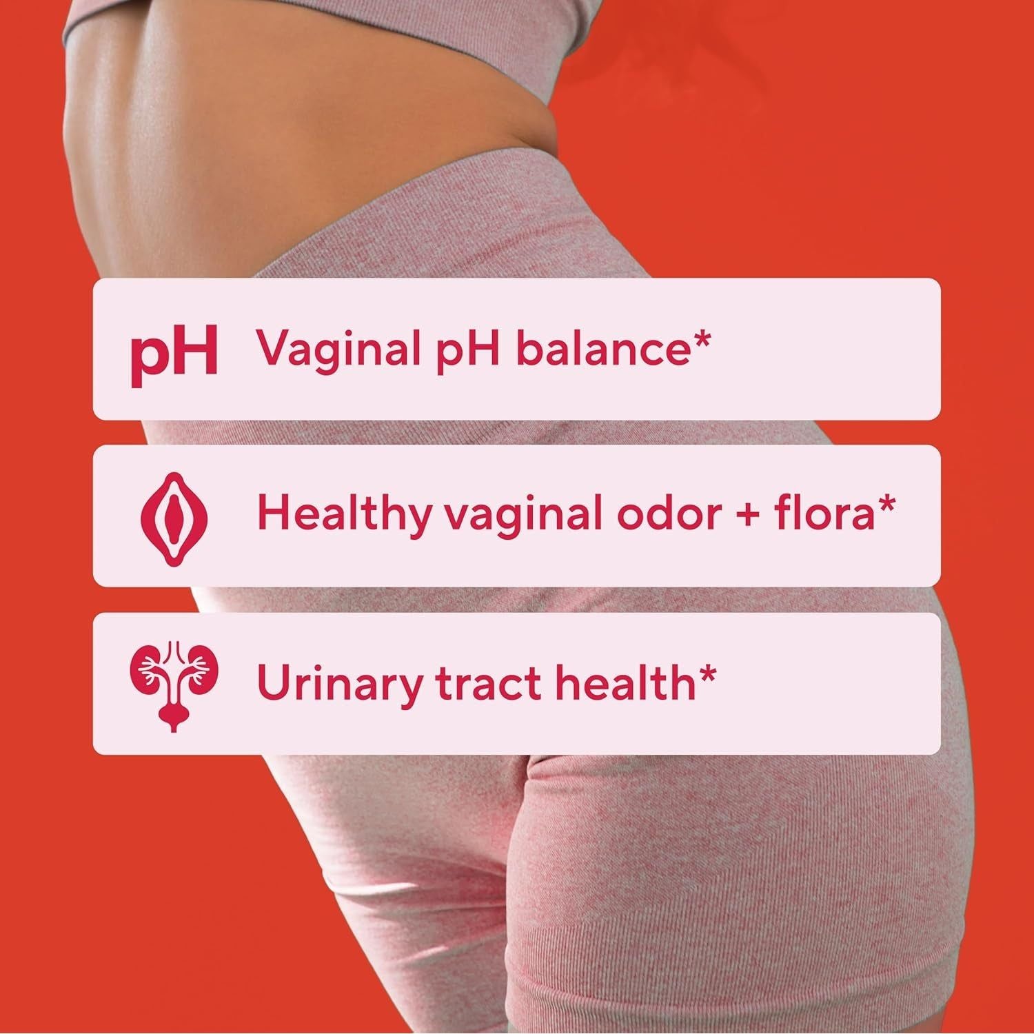 Sunergetic Vaginal Probiotic – 60 Capsules | Clinically Studied UREX® + Cranberry for pH Balance, Vaginal Flora & Urinary Tract Health