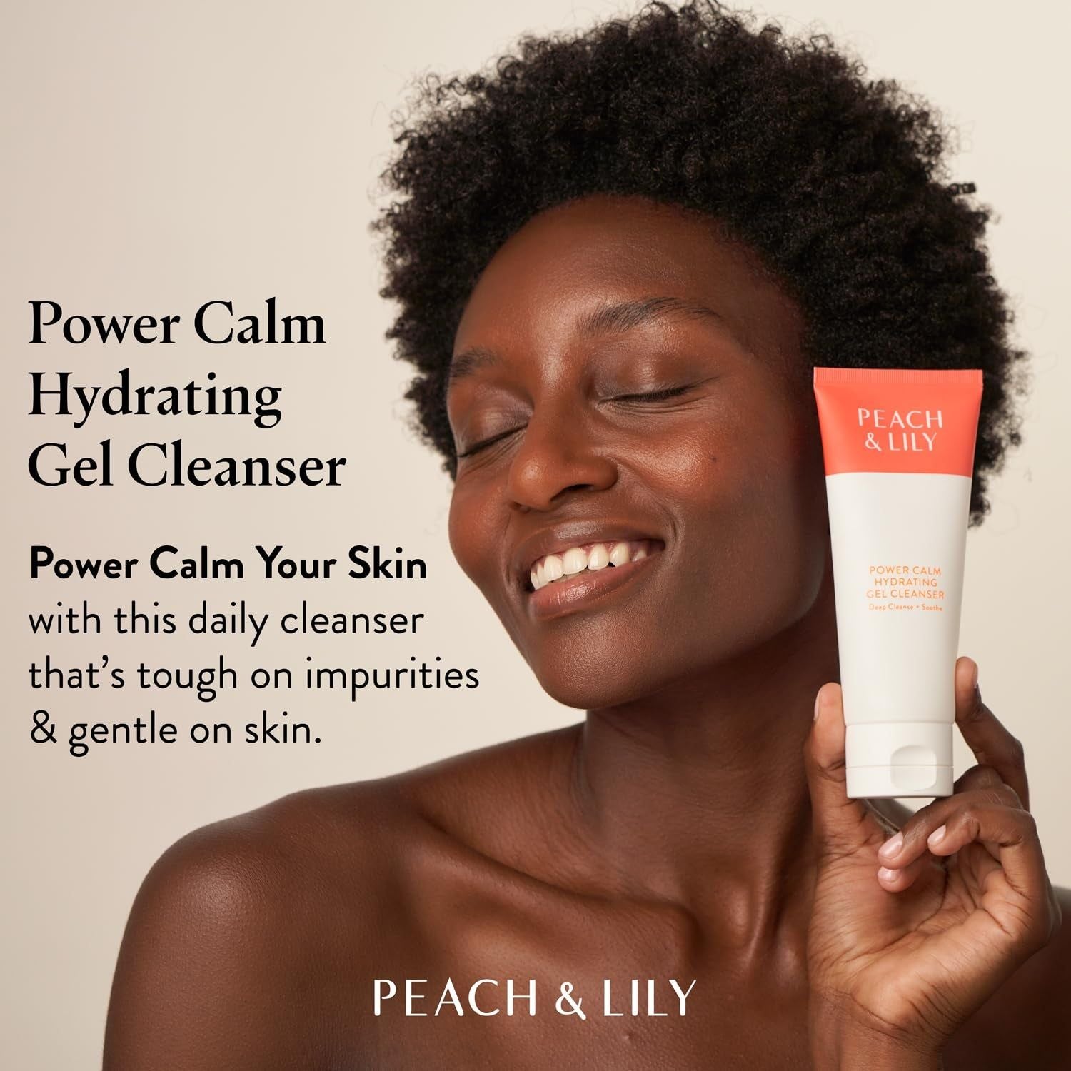 Peach & Lily  Power Calm Hydrating Gel Cleanser 3.38 fl oz - 100ml