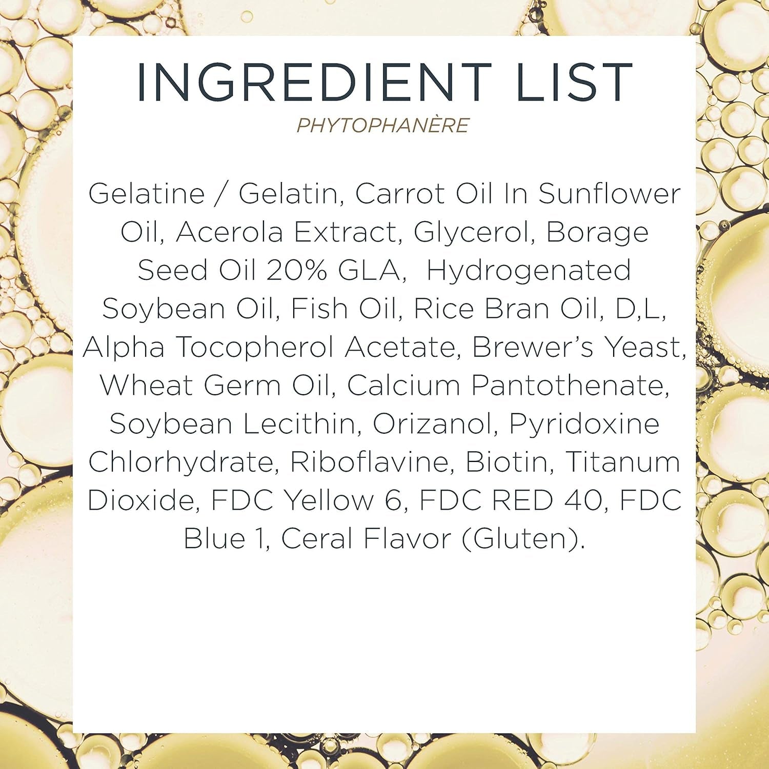 PHYTO Hair & Nails Phytophanère Dietary Supplement – 120 Caplets (2-Month Supply) | Stronger Hair, Nails & Lashes