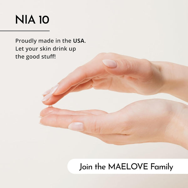 MAELOVE NIA 10 Calming Serum – 30ml | Soothes Redness & Strengthens Skin Barrier