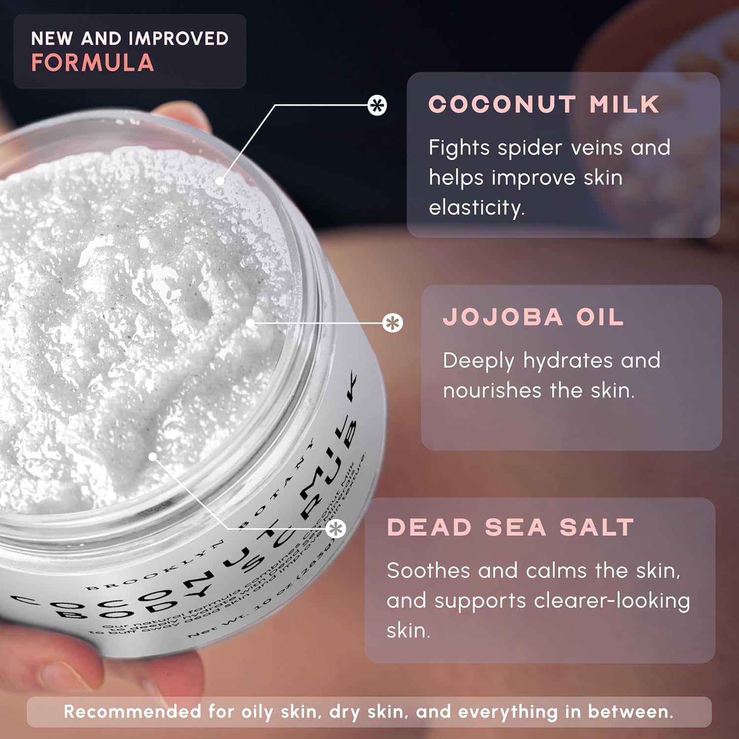 Brooklyn Botany Coconut Milk Body Scrub - 283g