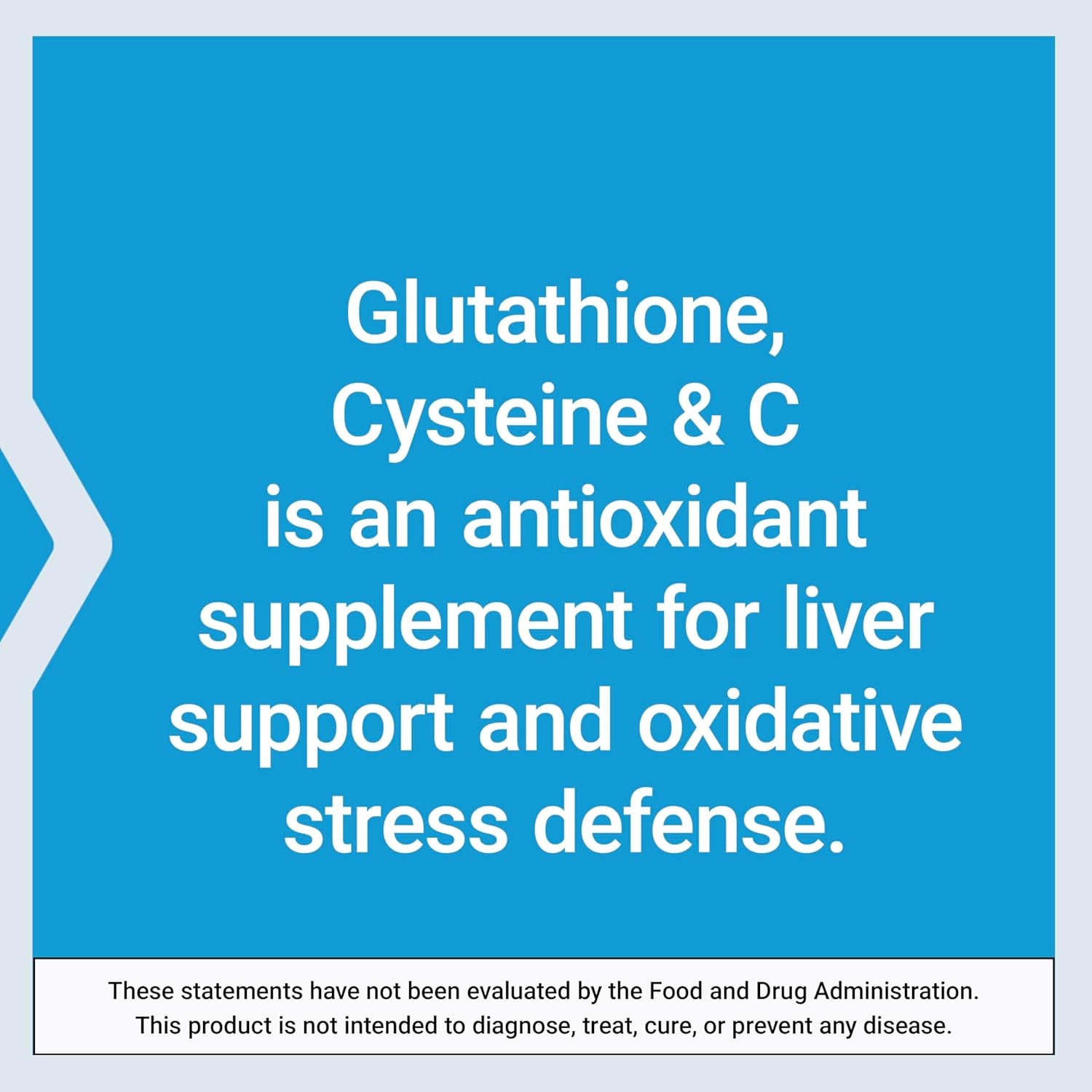 Glutathione, Cysteine & C, 500 Mg of Vitamin C, Powerful Antioxidant Supplement to Support Liver Health, Gluten-Free, Non-Gmo, 100 Capsules