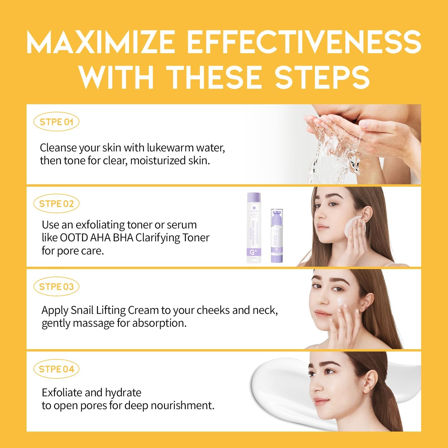 #OOTD Snail Mucin Lifting Cream – 100ml | Deep Hydration & Anti-Aging Care
