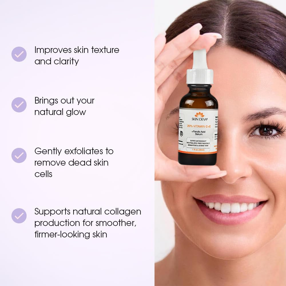 SKIN DEVA 20% Vitamin C+E +Ferulic Acid Serum - 30ml