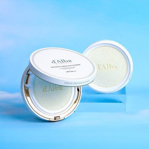 d'Alba Waterful Fresh Sun Cushion 25g+25g(refill) SPF50+/PA++++ - Glam Global UKd'Alba