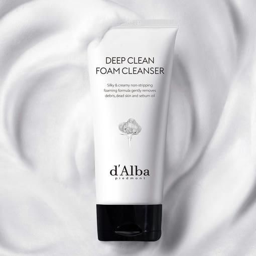 d'Alba White Truffle Deep Clean Foam Cleanser 80ml - Glam Global UKd'Alba