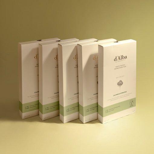 d'Alba White Truffle Double Mask Pack [Calming/Hydrating] 34.5g X 20ea - Glam Global UKd'Alba