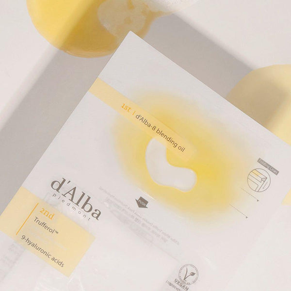 d'Alba White Truffle Double Mask Pack [Nutritive/Hydrating] 32.5g X 20ea - Glam Global UKd'Alba