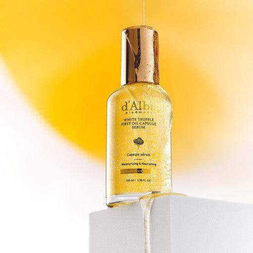 d'Alba White Truffle First Oil Capsule Serum 100ml - Glam Global UKd'Alba