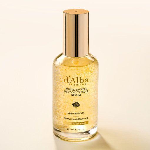 d'Alba White Truffle First Oil Capsule Serum 100ml - Glam Global UKd'Alba