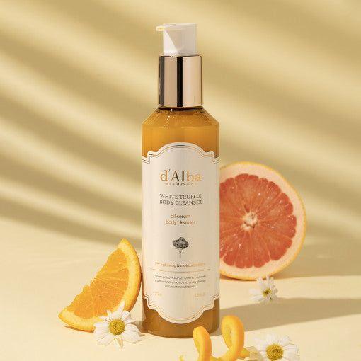 d'Alba White Truffle Oil Serum Body Cleanser 275ml - Glam Global UKd'Alba